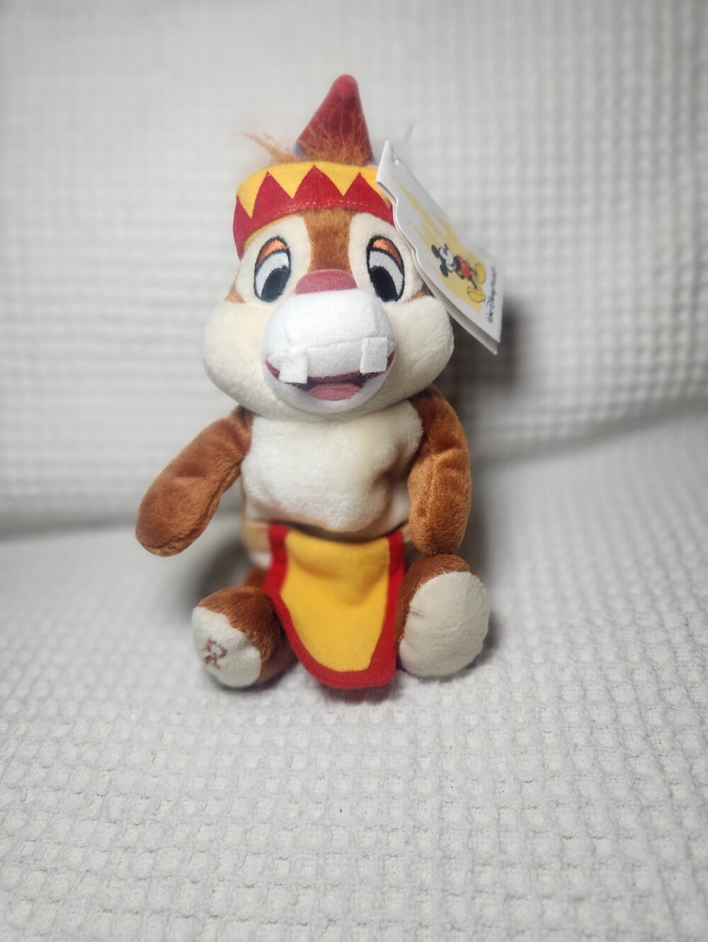 Disney Chip 'n' Dale Dale Plush with Yellow & Red Outfit NWT